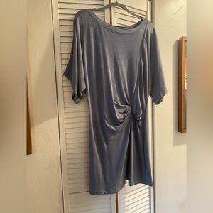 Daily Practical Large Gray Knot Dress